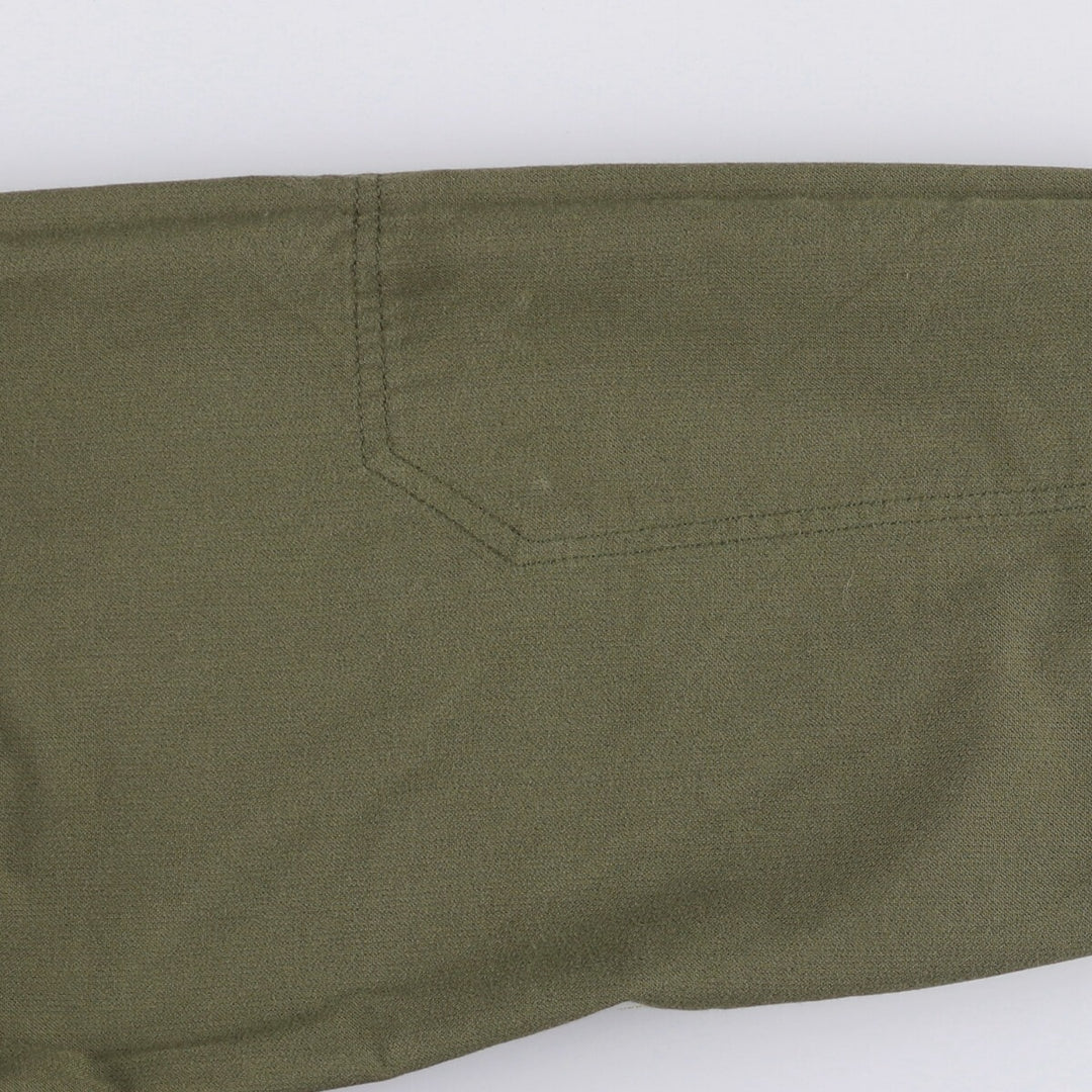 LOGISTIK Military Field Jacket Made in Canada Men's L size Nylon Khaki type Vintage Second Hand