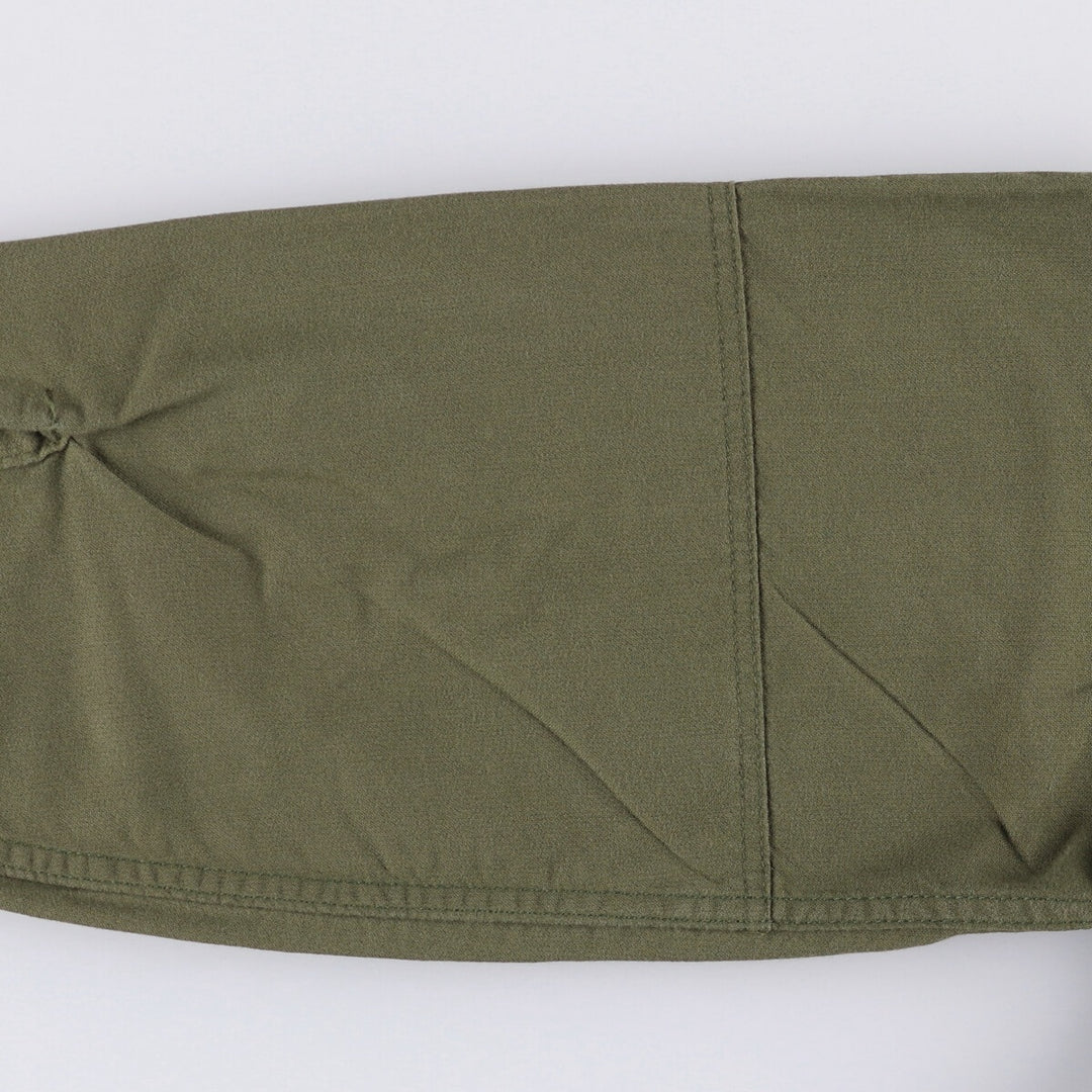 LOGISTIK Military Field Jacket Made in Canada Men's L size Nylon Khaki type Vintage Second Hand