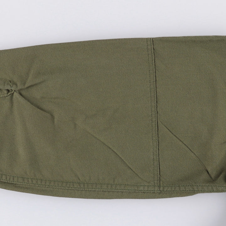LOGISTIK Military Field Jacket Made in Canada Men's L size Nylon Khaki type Vintage Second Hand