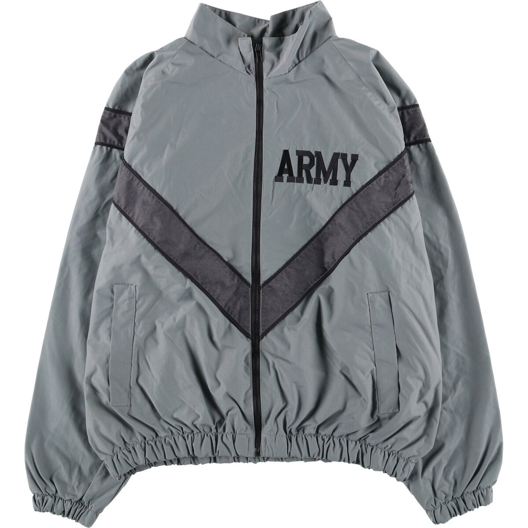 00'S USARMY SKILCRAFT IPFU Training Jacket Nylon Jacket Made in USA MEDIUM Nylon gray type Vintage Second Hand