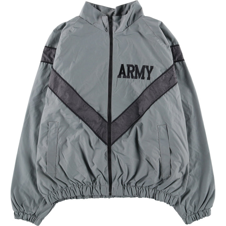 00'S USARMY SKILCRAFT IPFU Training Jacket Nylon Jacket Made in USA MEDIUM Nylon gray type Vintage Second Hand