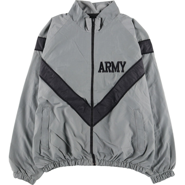 00'S USARMY IPFU Training Jacket Nylon Jacket Made in USA LARGE Nylon gray type Vintage Second Hand