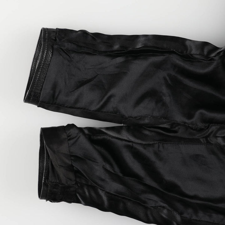 ARTURO Leather Blouson Type Men's Size M genuine leather black type Vintage Second Hand