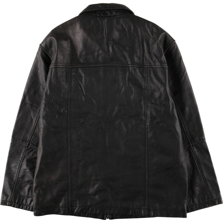 Camel Active Leather Blouson Type Men's Size L genuine leather black type Vintage Second Hand