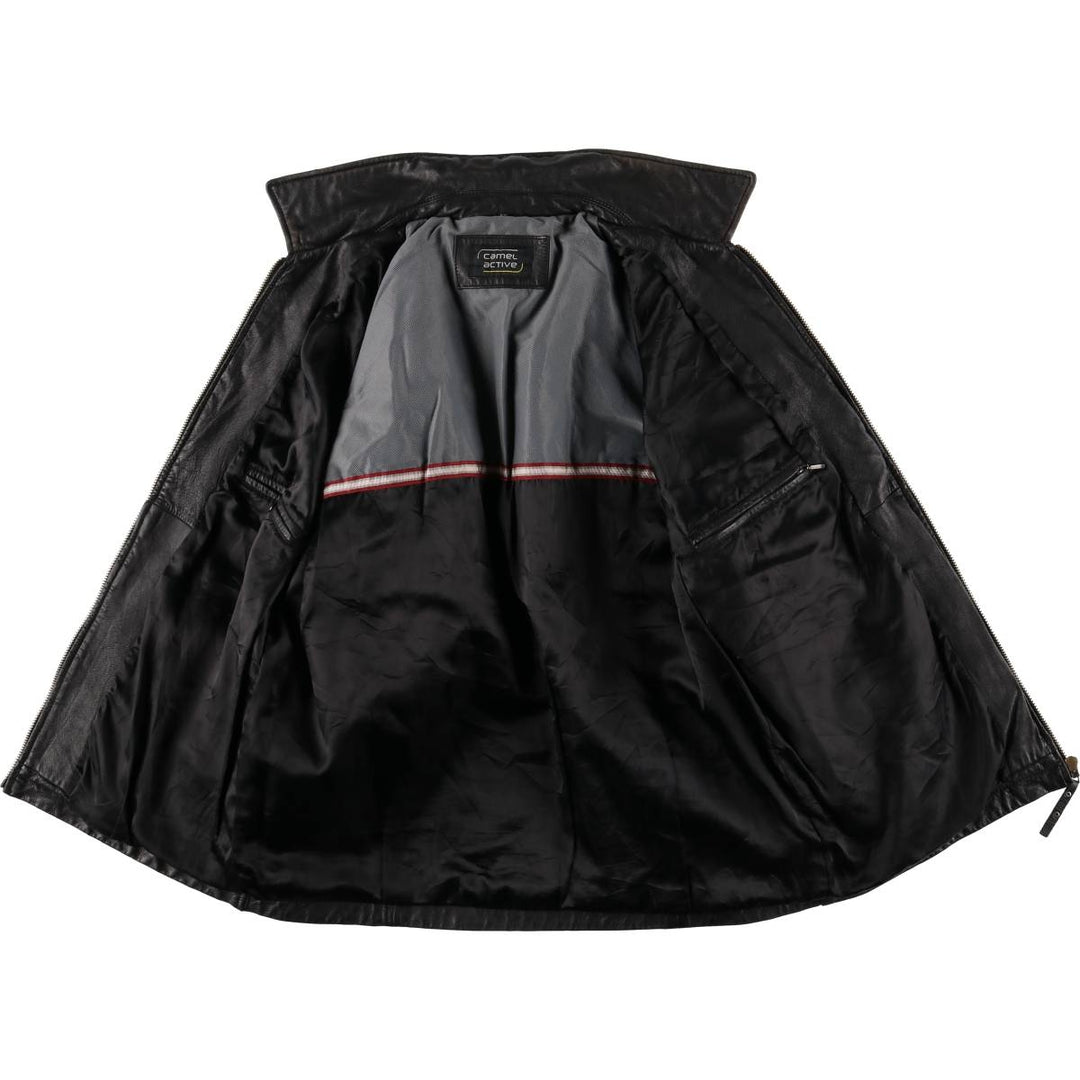 Camel Active Leather Blouson Type Men's Size L genuine leather black type Vintage Second Hand