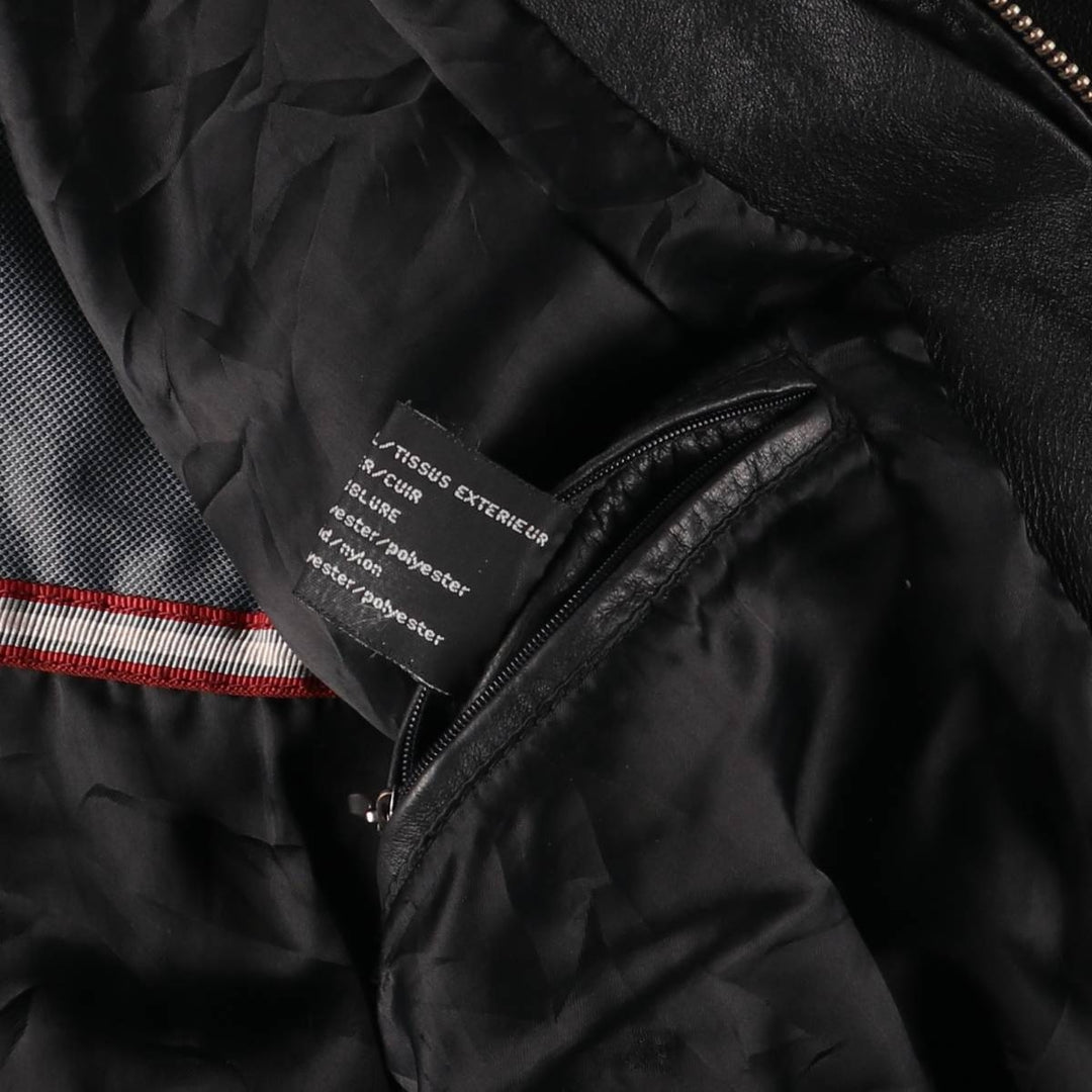 Camel Active Leather Blouson Type Men's Size L genuine leather black type Vintage Second Hand