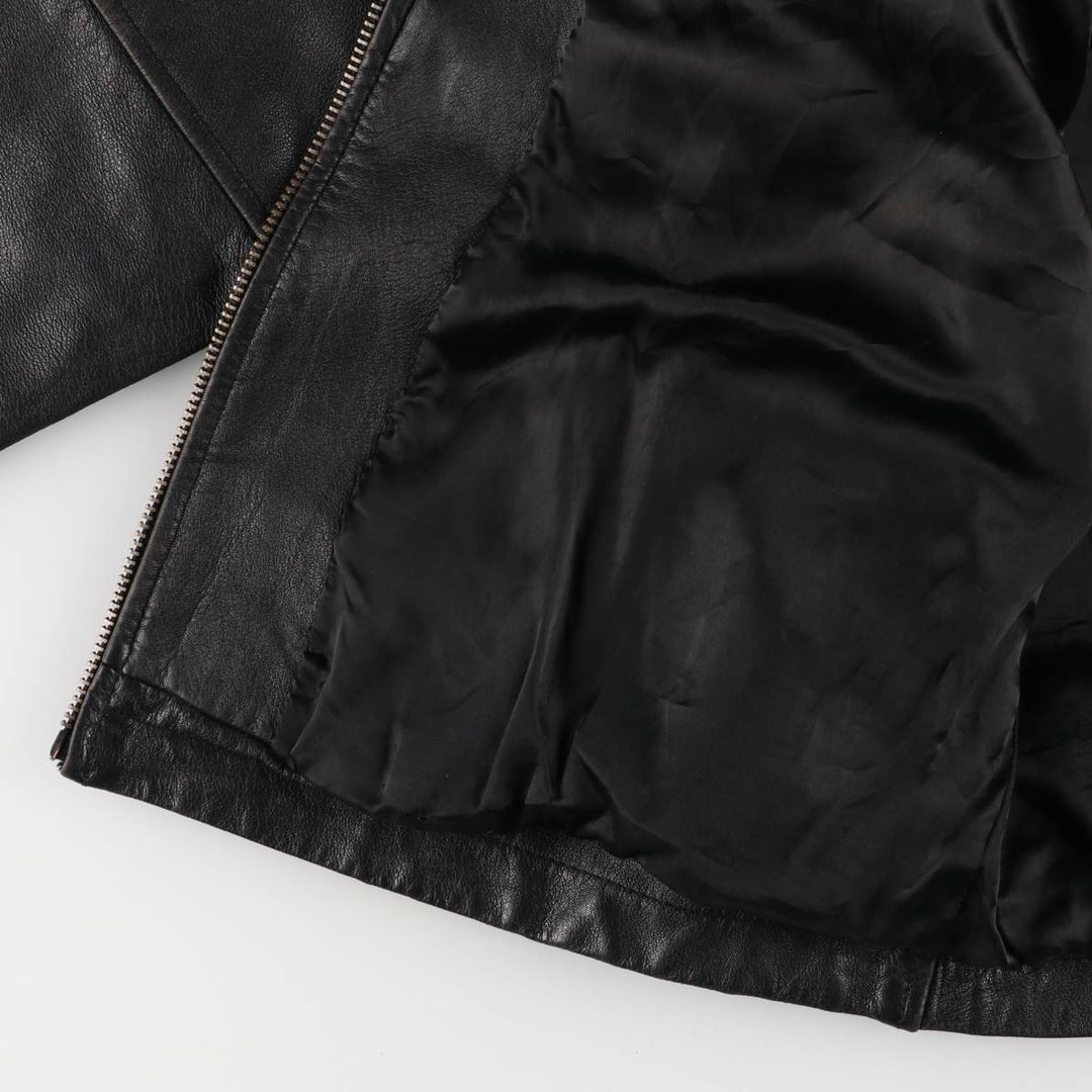 Camel Active Leather Blouson Type Men's Size L genuine leather black type Vintage Second Hand