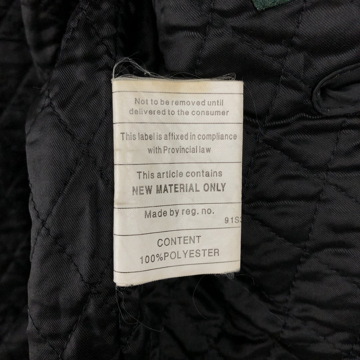 DANIER Swing Top Padded Leather Blouson, Men's Size M genuine leather black type Vintage Second Hand