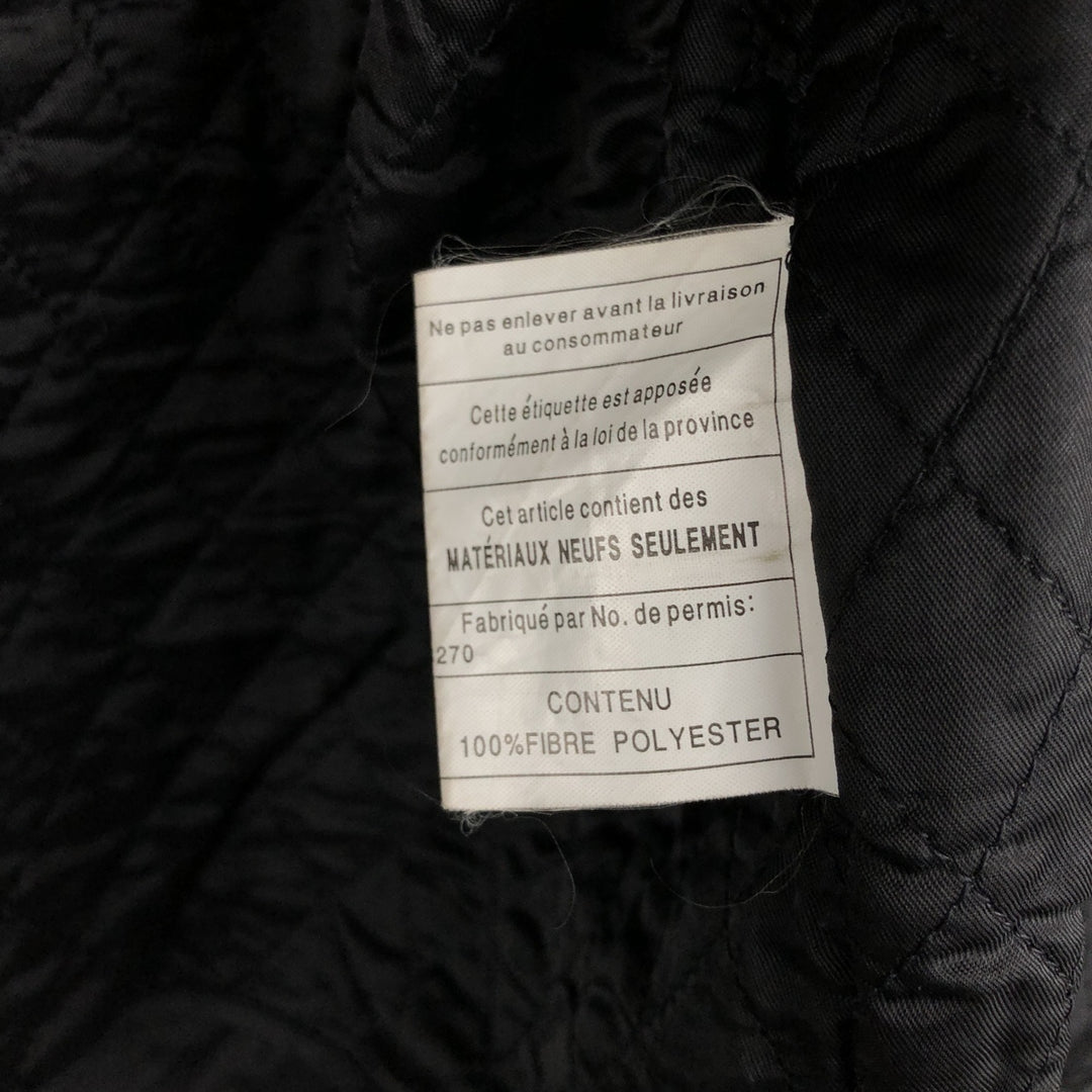 DANIER Swing Top Padded Leather Blouson, Men's Size M genuine leather black type Vintage Second Hand