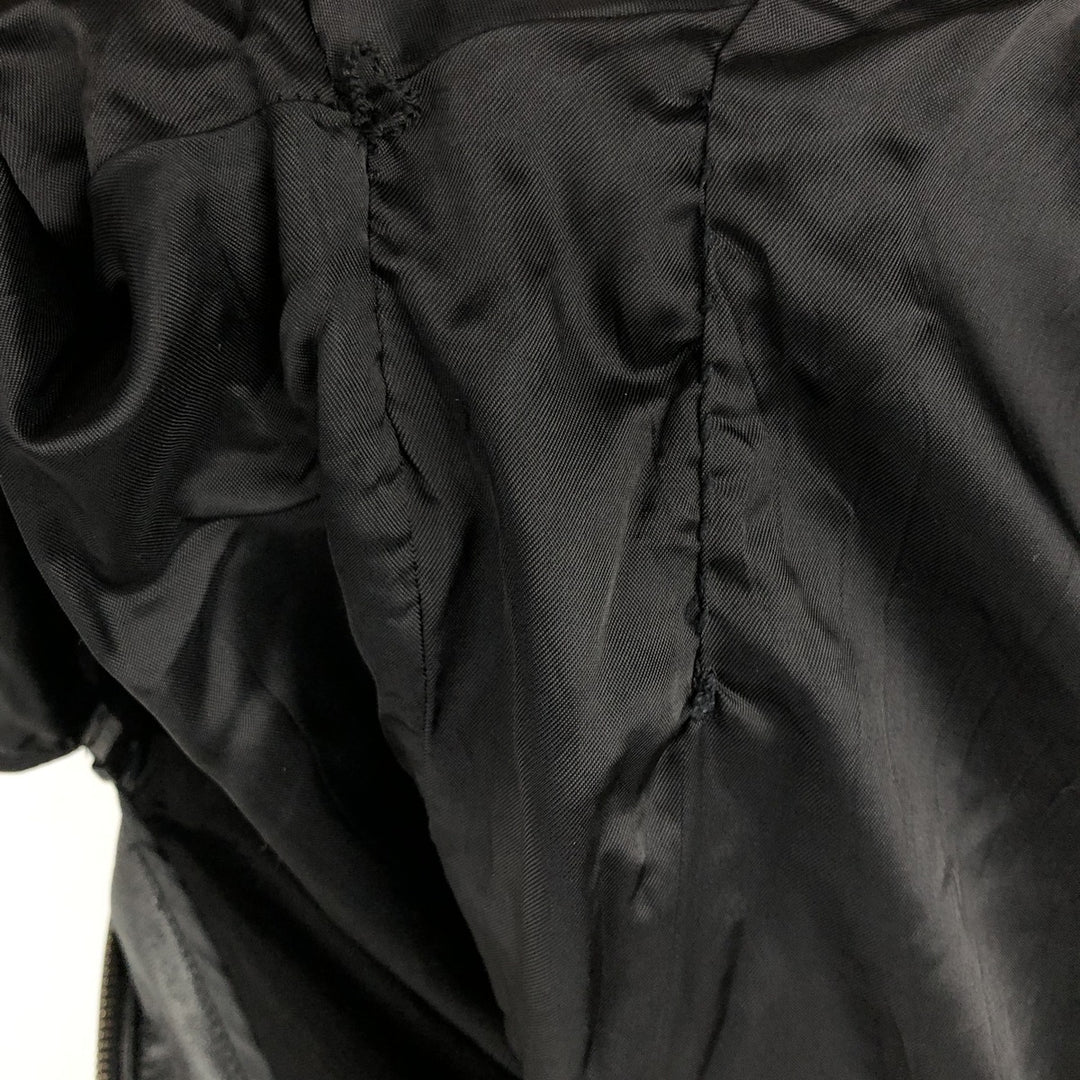 DANIER Swing Top Padded Leather Blouson, Men's Size M genuine leather black type Vintage Second Hand