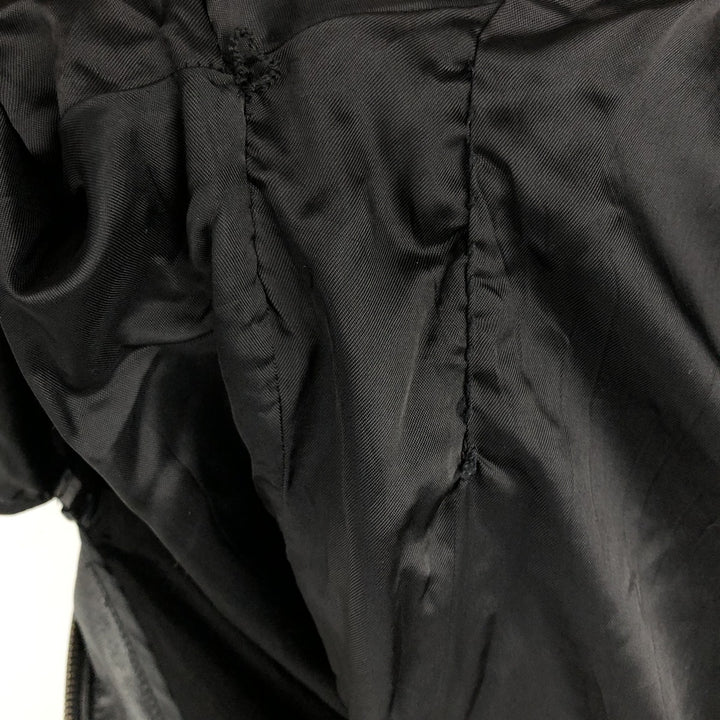 DANIER Swing Top Padded Leather Blouson, Men's Size M genuine leather black type Vintage Second Hand