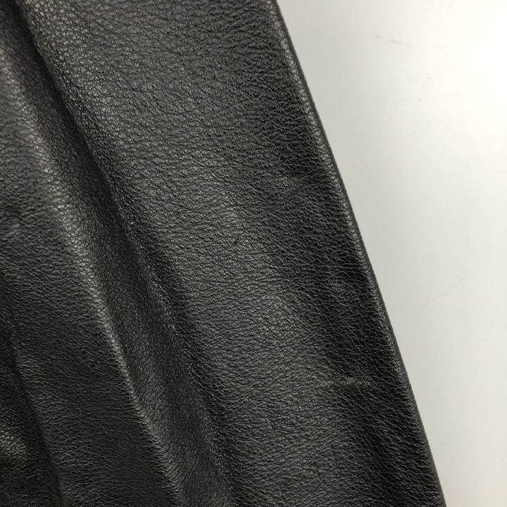 DANIER Swing Top Padded Leather Blouson, Men's Size M genuine leather black type Vintage Second Hand