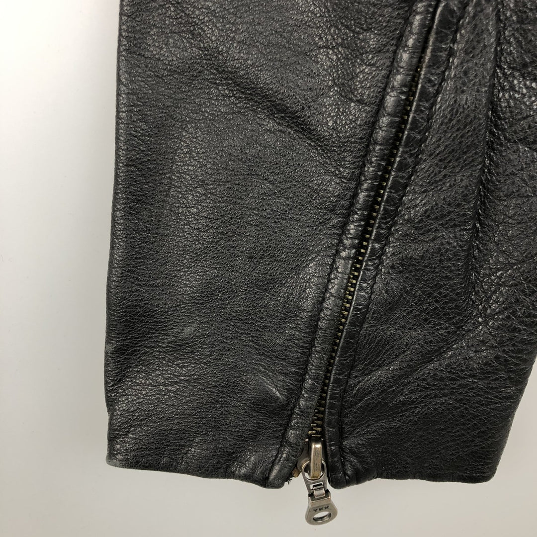 DANIER Swing Top Padded Leather Blouson, Men's Size M genuine leather black type Vintage Second Hand