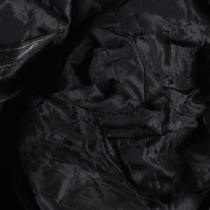 THIERRY LAURENT Leather Flight Jacket, Men's XL unclear black type Vintage Second Hand