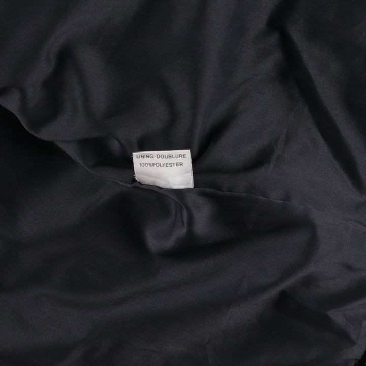 Vintage 1990'S Redskins A-2 Leather Flight Jacket, Men's Size L genuine leather black type Vintage Second Hand