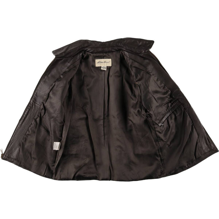 Eddie Bauer Swing Top Leather Blouson, Men's Size M genuine leather brown type Vintage Second Hand