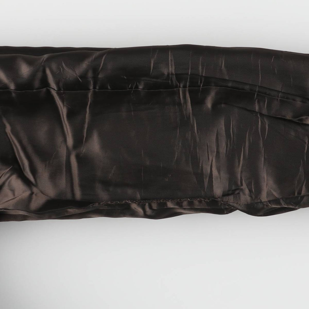 Eddie Bauer Swing Top Leather Blouson, Men's Size M genuine leather brown type Vintage Second Hand