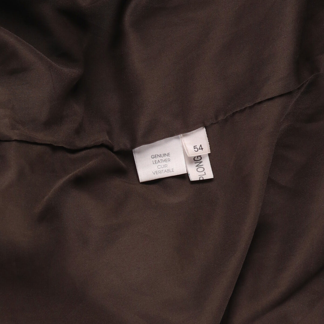 CARNET DE VOL A-2 Leather Flight Jacket, Men's Size XL genuine leather brown type Vintage Second Hand