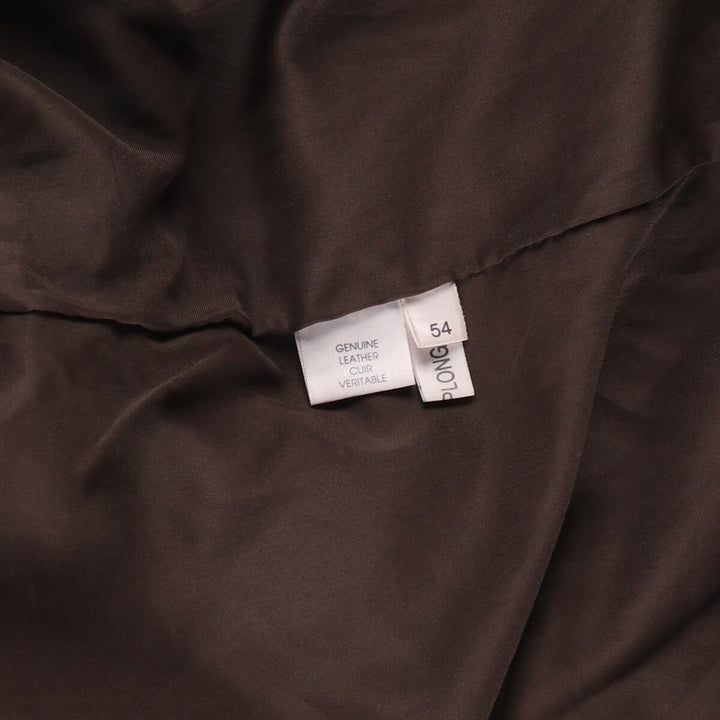 CARNET DE VOL A-2 Leather Flight Jacket, Men's Size XL genuine leather brown type Vintage Second Hand