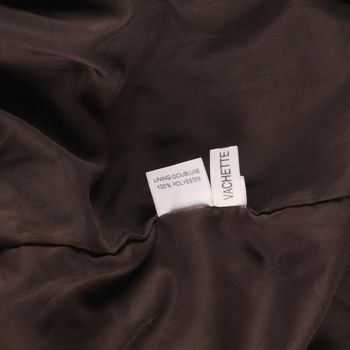 CARNET DE VOL A-2 Leather Flight Jacket, Men's Size XL genuine leather brown type Vintage Second Hand