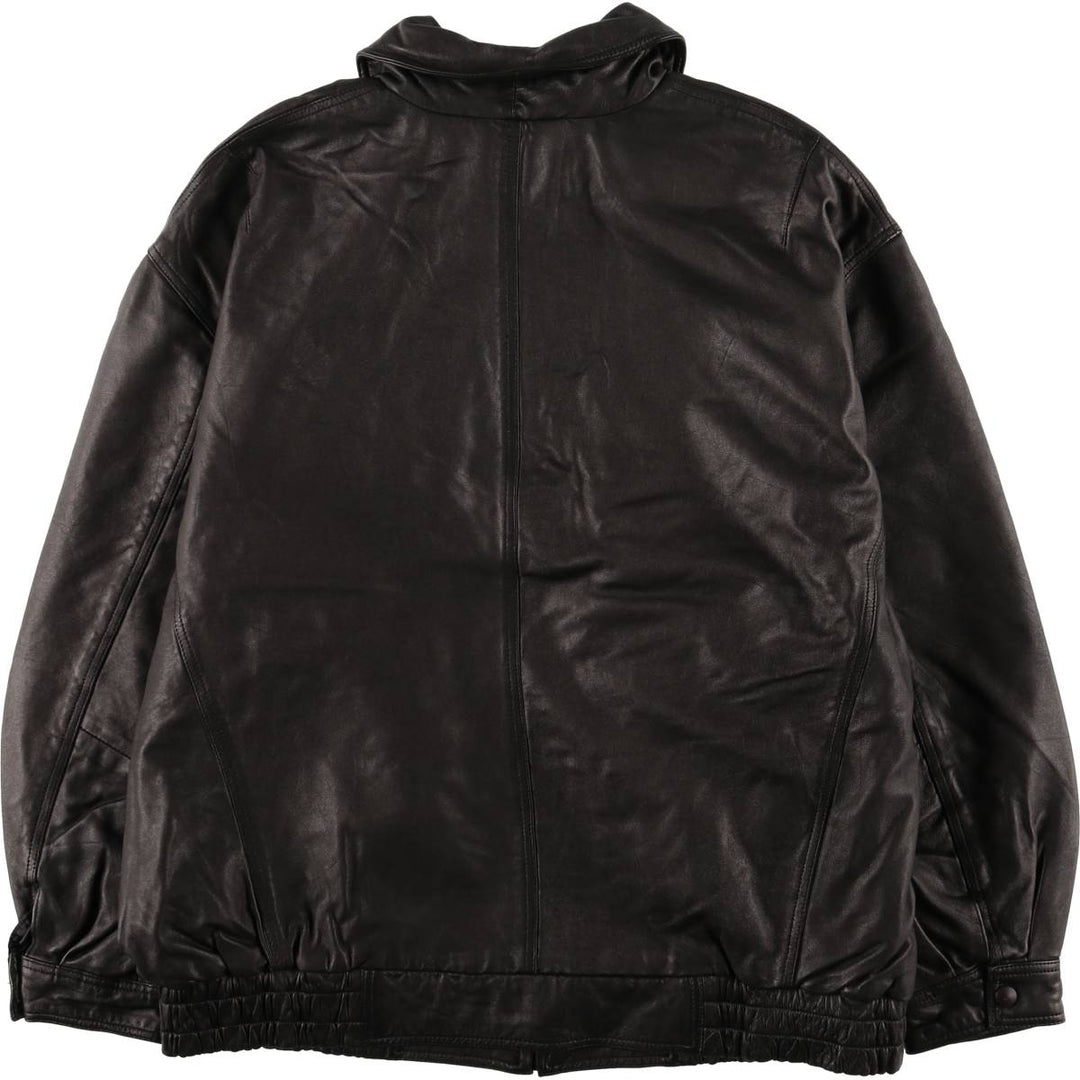 Sensini Swing Top Leather Blouson, Men's Size XL genuine leather brown type Vintage Second Hand