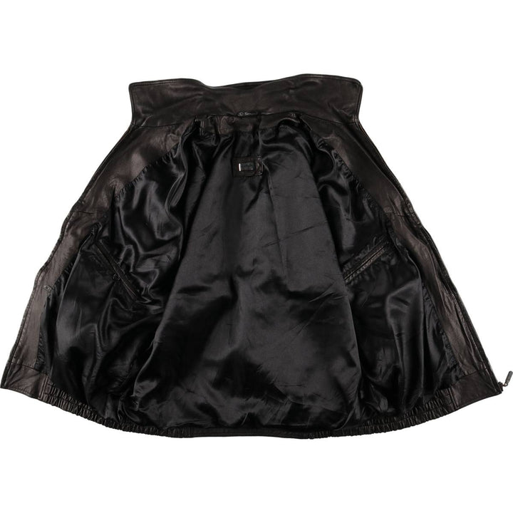 Sensini Swing Top Leather Blouson, Men's Size XL genuine leather brown type Vintage Second Hand