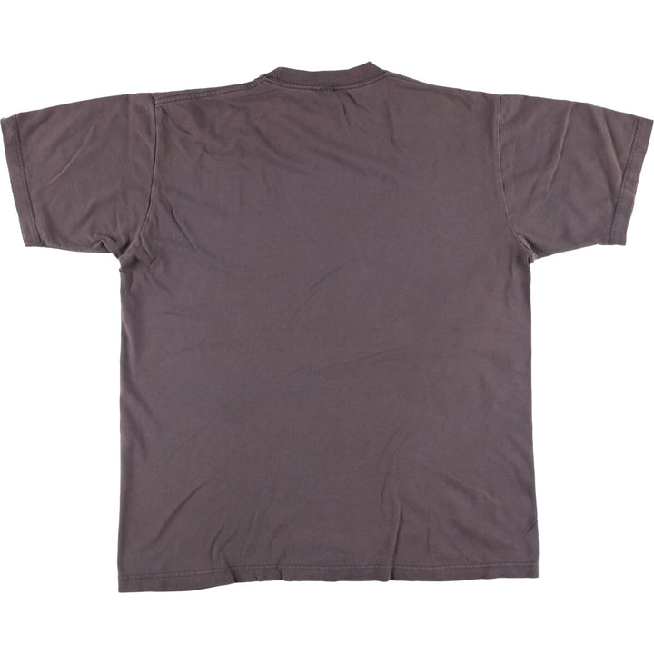 THE BEATLES Band T-shirt, Men's L size cotton brown type Vintage Second Hand