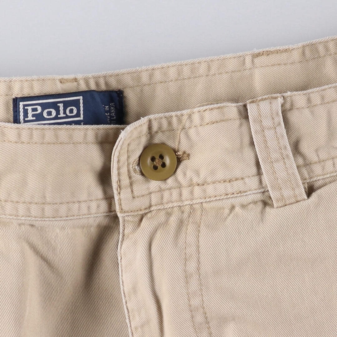 Ralph Lauren POLO by Ralph Lauren cargo shorts, short pants, men's size w34 cotton Beige type Vintage Second Hand