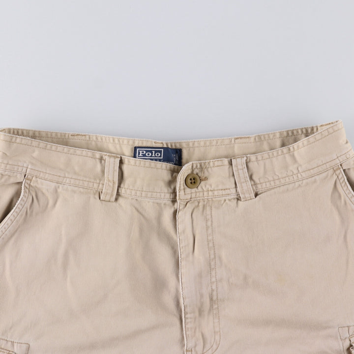 Ralph Lauren POLO by Ralph Lauren cargo shorts, short pants, men's size w34 cotton Beige type Vintage Second Hand