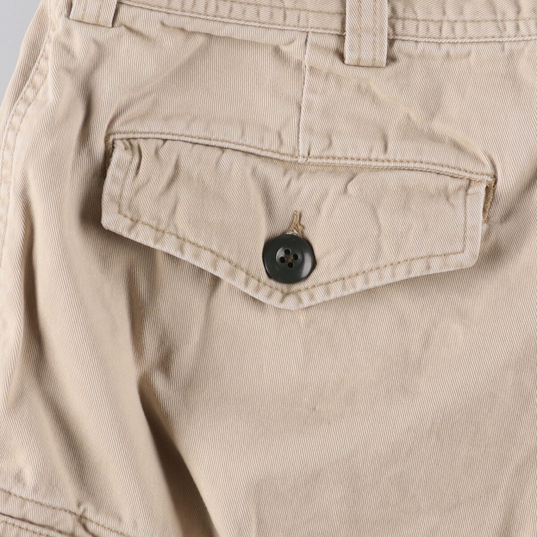 Ralph Lauren POLO by Ralph Lauren cargo shorts, short pants, men's size w34 cotton Beige type Vintage Second Hand
