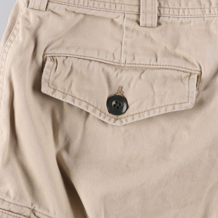 Ralph Lauren POLO by Ralph Lauren cargo shorts, short pants, men's size w34 cotton Beige type Vintage Second Hand