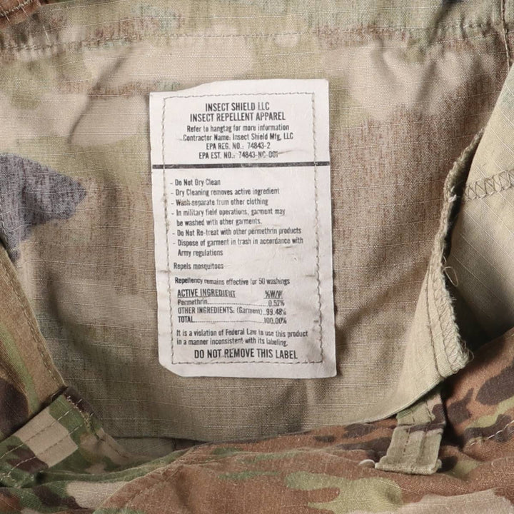 Genuine US military camouflage pattern multicam camo ripstop military cargo pants combat pants small regular men's w32 equivalent unclear Khaki type Vintage Second Hand