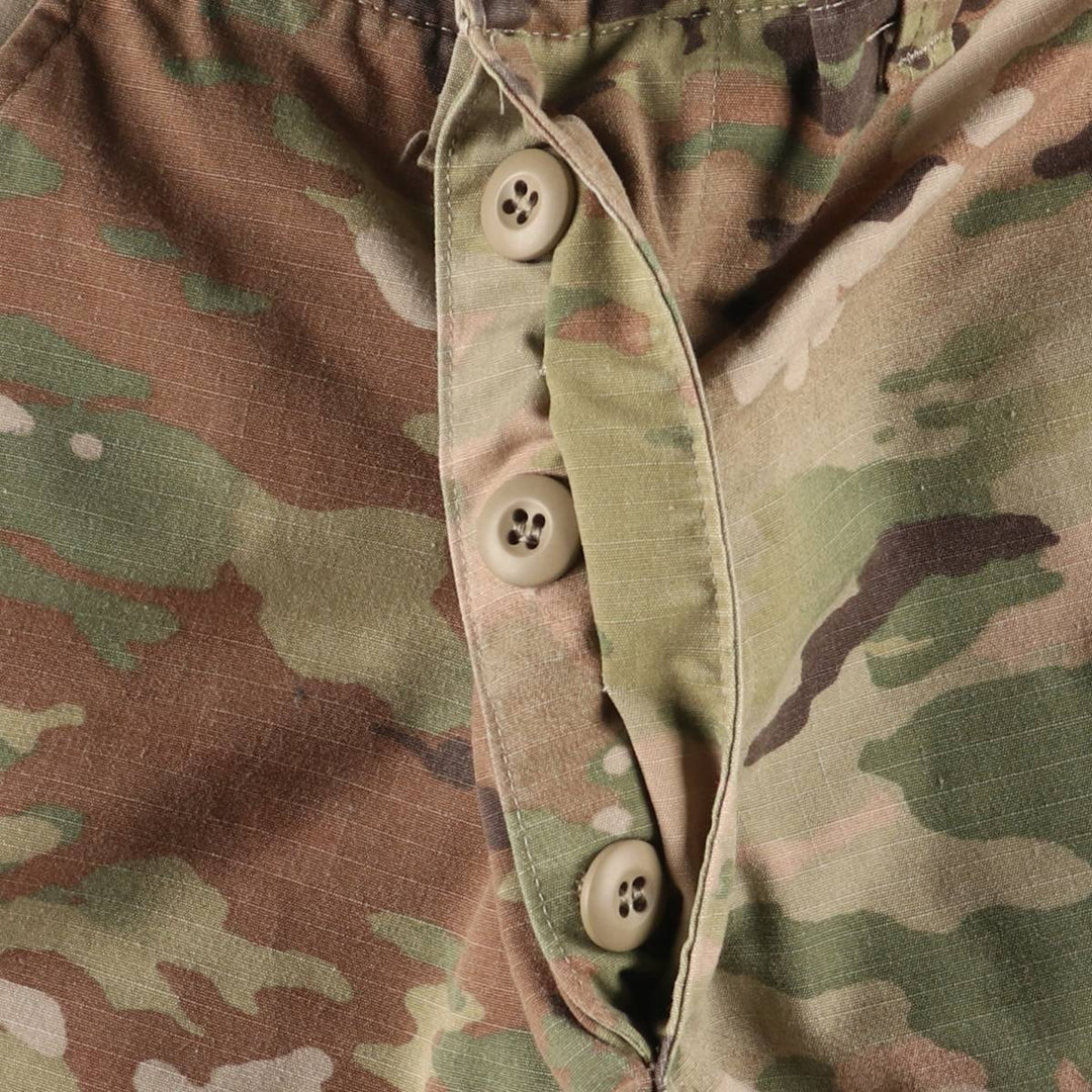 Genuine US military camouflage pattern multicam camo ripstop military cargo pants combat pants small regular men's w32 equivalent unclear Khaki type Vintage Second Hand