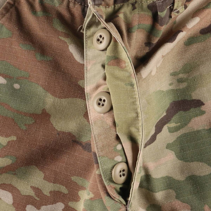 Genuine US military camouflage pattern multicam camo ripstop military cargo pants combat pants small regular men's w32 equivalent unclear Khaki type Vintage Second Hand