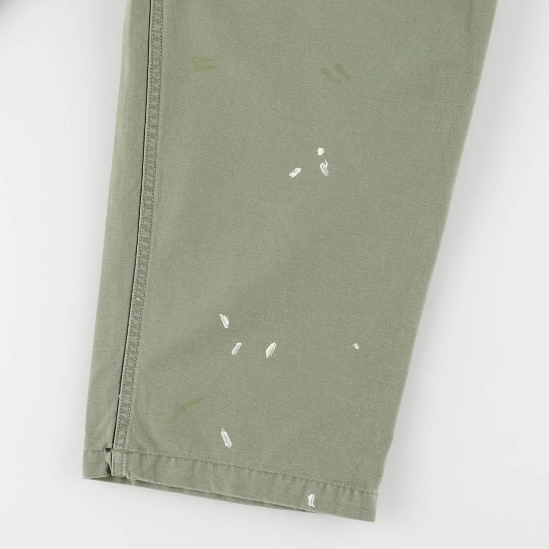 Ralph Lauren POLO RALPH LAUREN RELAXED FIT Paint Military Baker Pants Men's W37 equivalent cotton Khaki type sage green Vintage Second Hand