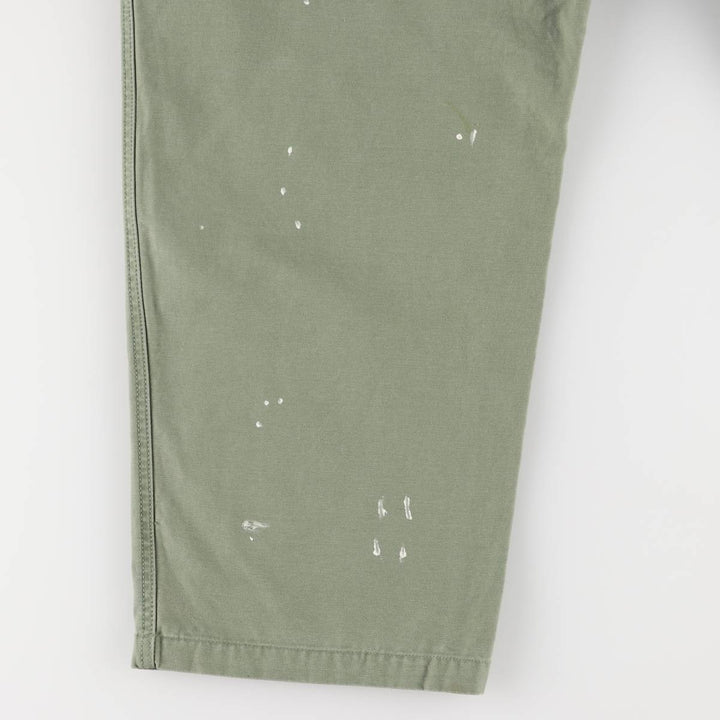 Ralph Lauren POLO RALPH LAUREN RELAXED FIT Paint Military Baker Pants Men's W37 equivalent cotton Khaki type sage green Vintage Second Hand