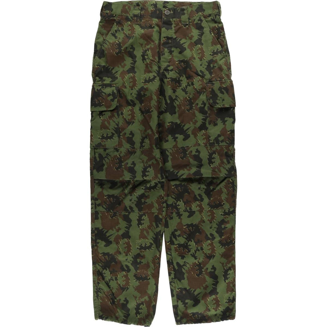 Camouflage Ripstop Military Cargo Pants Combat Pants 182 cotton Khaki type Vintage Second Hand