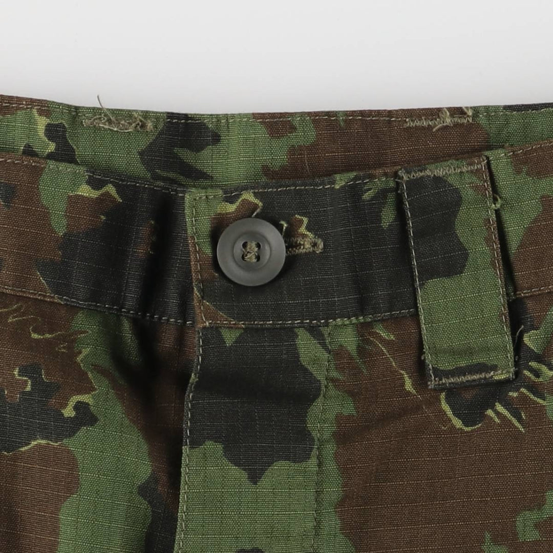Camouflage Ripstop Military Cargo Pants Combat Pants 182 cotton Khaki type Vintage Second Hand