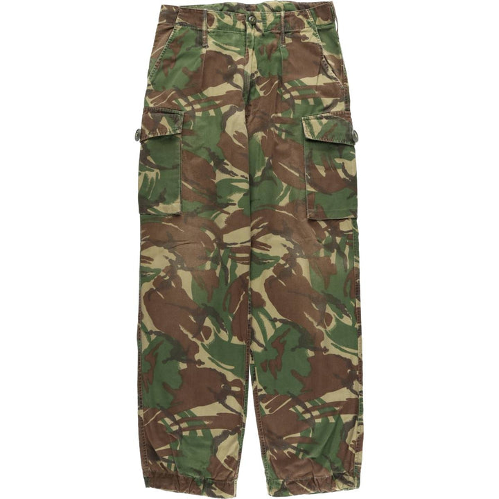 British Army Camouflage Pattern DMP Camo Military Cargo Pants, Combat Pants, Men's, Size W31 unclear Khaki type Vintage Second Hand