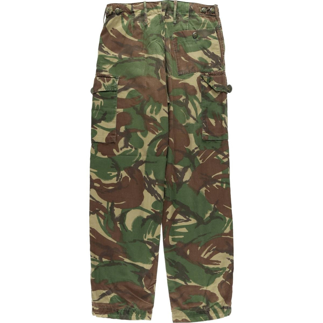 British Army Camouflage Pattern DMP Camo Military Cargo Pants, Combat Pants, Men's, Size W31 unclear Khaki type Vintage Second Hand