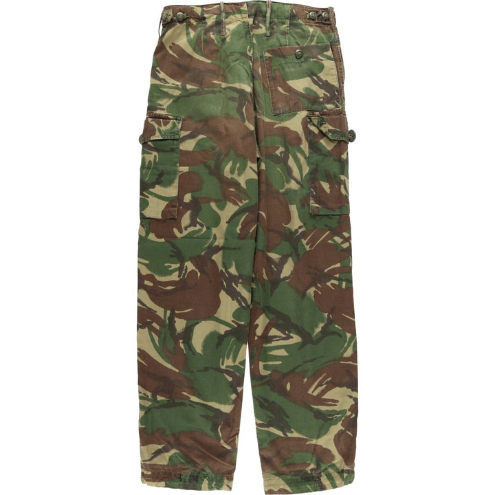 British Army Camouflage Pattern DMP Camo Military Cargo Pants, Combat Pants, Men's, Size W31 unclear Khaki type Vintage Second Hand