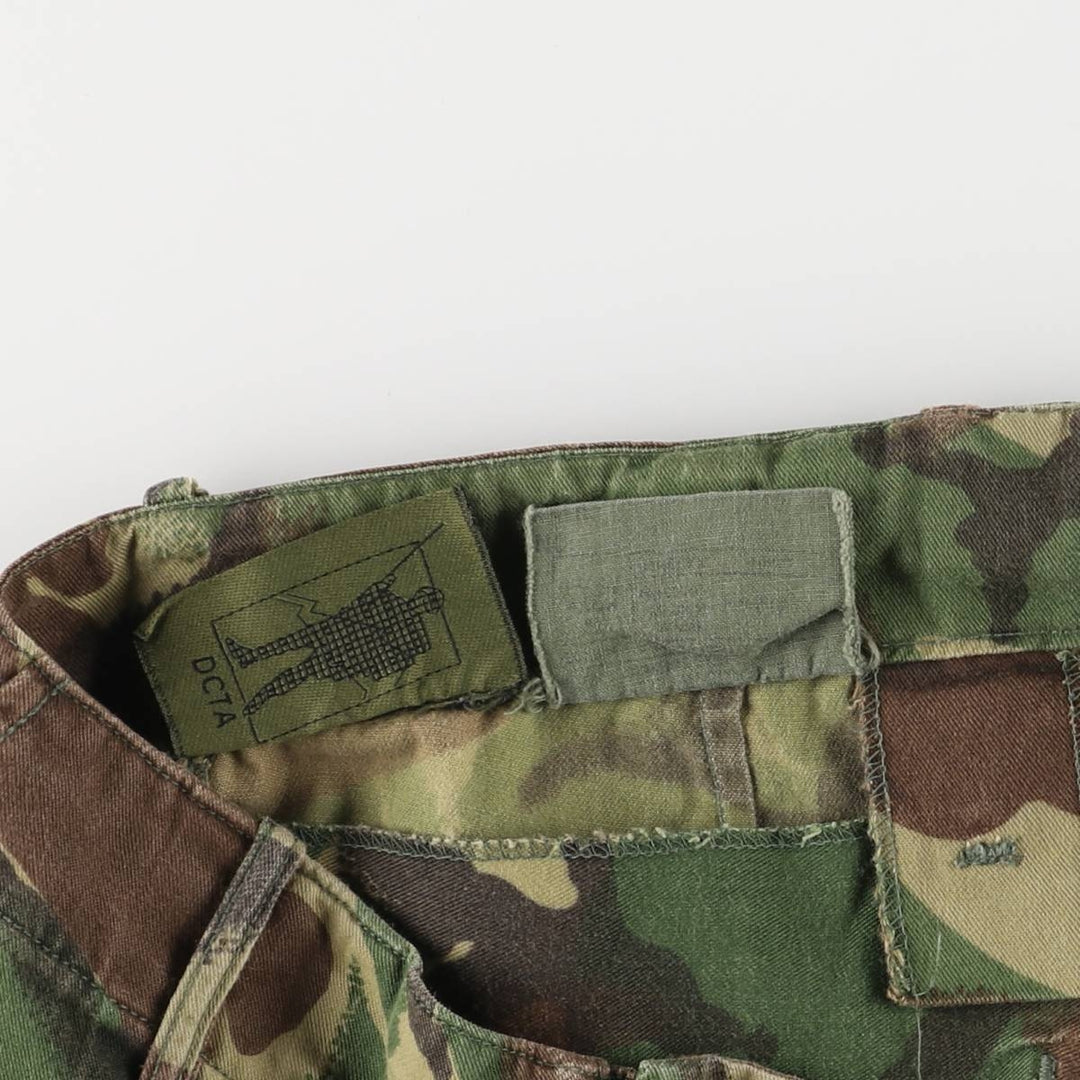 British Army Camouflage Pattern DMP Camo Military Cargo Pants, Combat Pants, Men's, Size W31 unclear Khaki type Vintage Second Hand