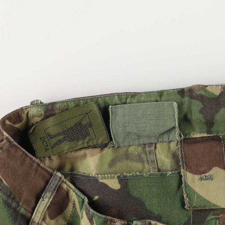 British Army Camouflage Pattern DMP Camo Military Cargo Pants, Combat Pants, Men's, Size W31 unclear Khaki type Vintage Second Hand