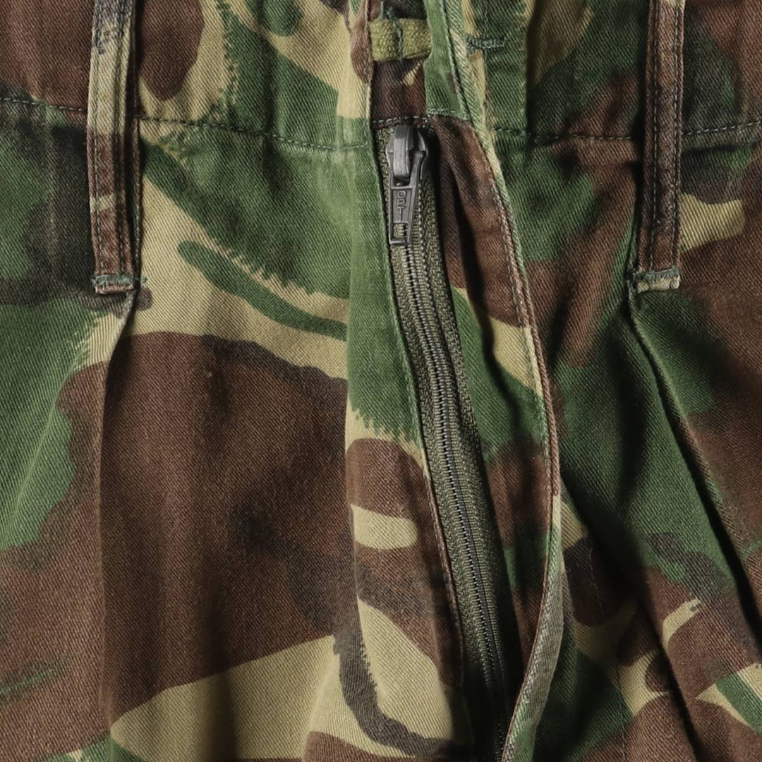 British Army Camouflage Pattern DMP Camo Military Cargo Pants, Combat Pants, Men's, Size W31 unclear Khaki type Vintage Second Hand