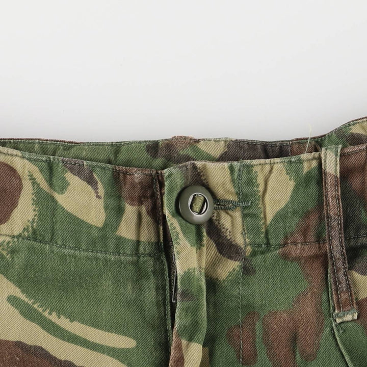 British Army Camouflage Pattern DMP Camo Military Cargo Pants, Combat Pants, Men's, Size W31 unclear Khaki type Vintage Second Hand