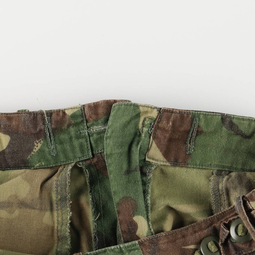 British Army Camouflage Pattern DMP Camo Military Cargo Pants, Combat Pants, Men's, Size W31 unclear Khaki type Vintage Second Hand