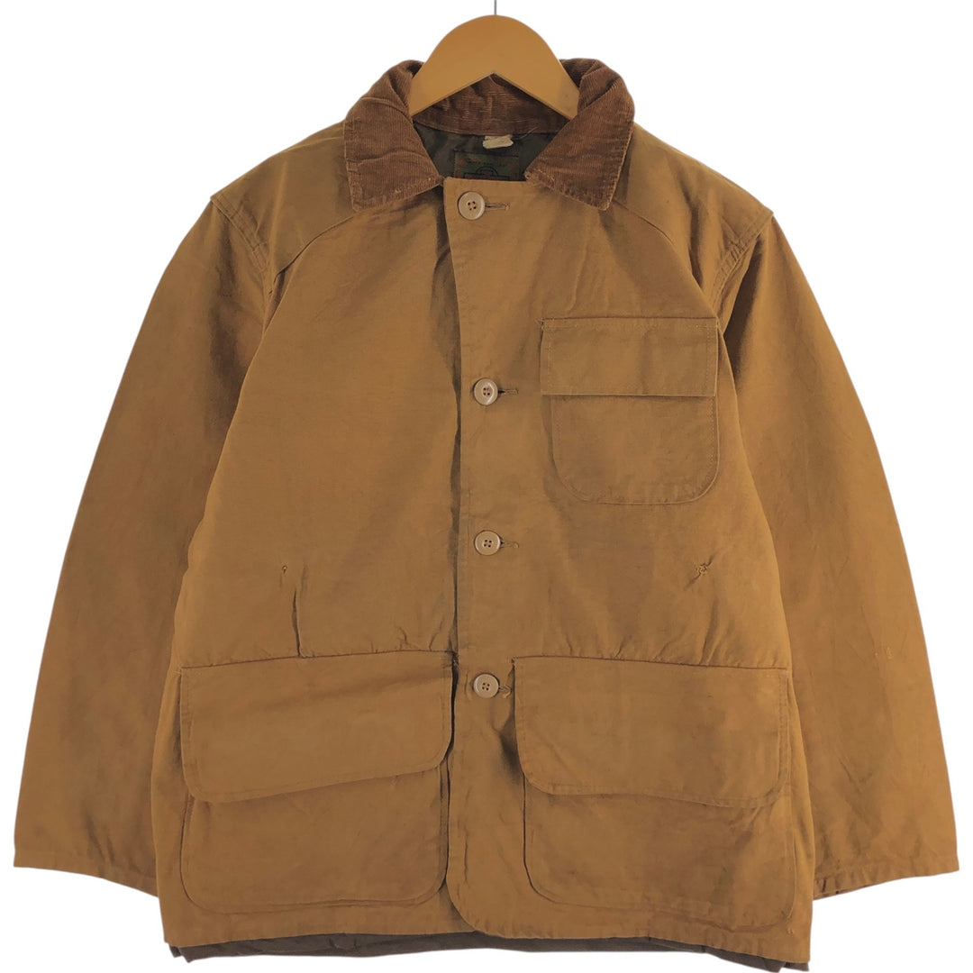 80'S SAFTBAK Hunting Jacket, Men's Size L, Vintage unclear Beige type Vintage Second Hand