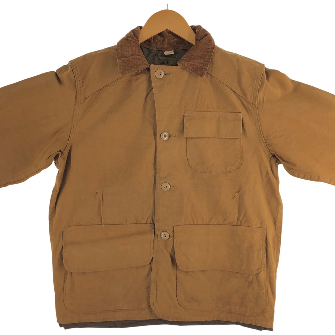 80'S SAFTBAK Hunting Jacket, Men's Size L, Vintage unclear Beige type Vintage Second Hand