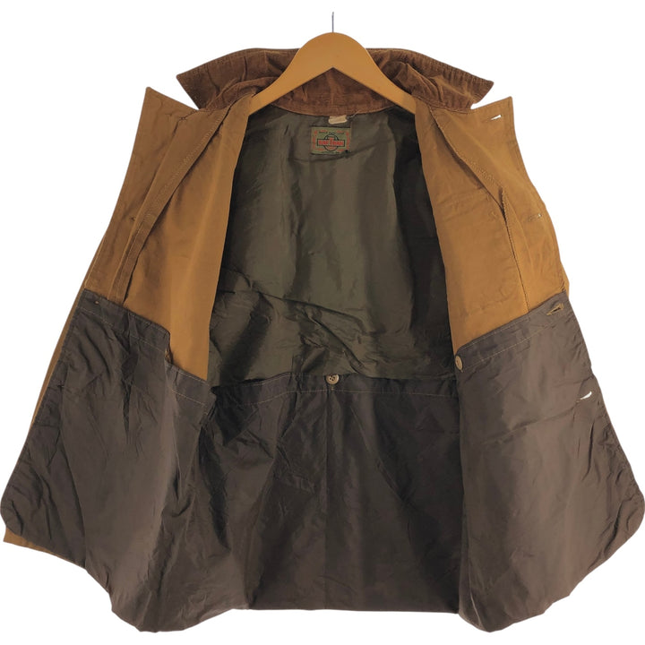 80'S SAFTBAK Hunting Jacket, Men's Size L, Vintage unclear Beige type Vintage Second Hand