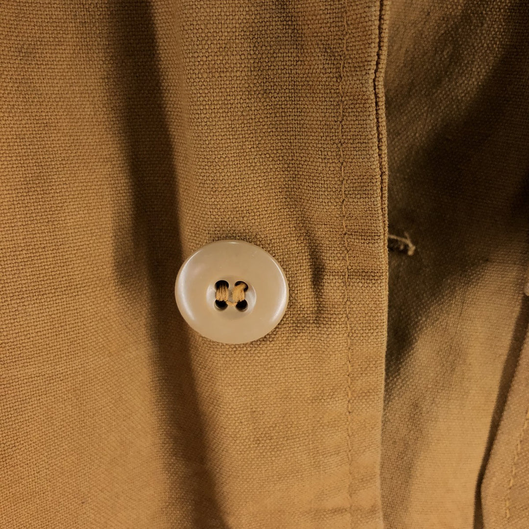 80'S SAFTBAK Hunting Jacket, Men's Size L, Vintage unclear Beige type Vintage Second Hand